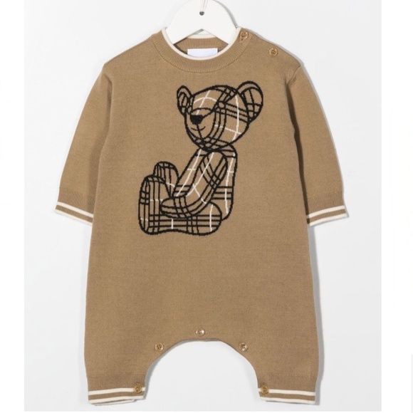 Burberry Baby Thomas Bear Infant Romper - Picture 6 of 13